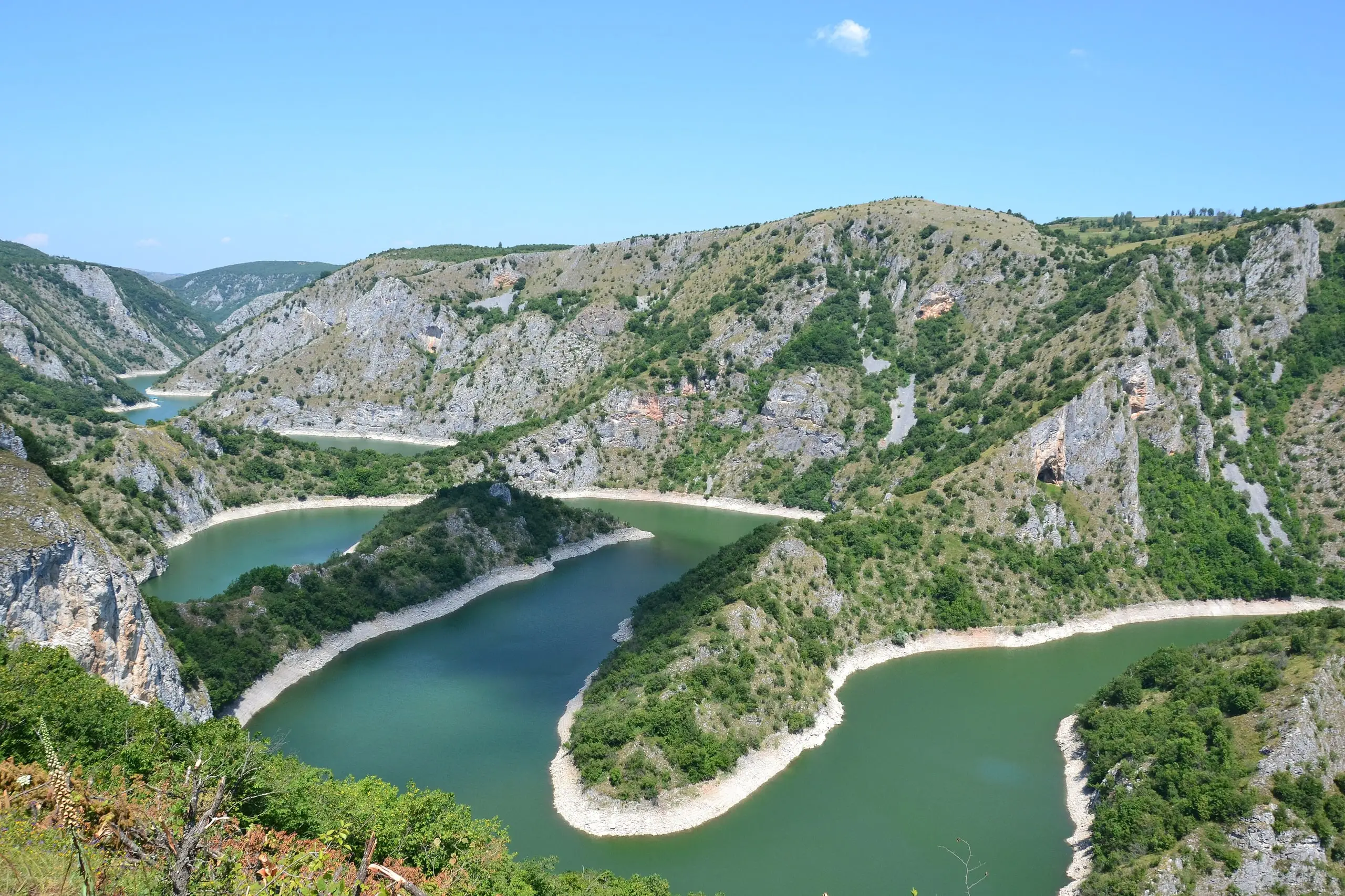 Meandri reke Uvac u jugozapadnoj Srbiji